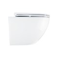 Унитаз подвесной Azario ADAGIO 360х485х365 безободковый, система смыва "Скрытое Торнадо", с быстросъемным сиденьем "Микролифт" (AZ-5177T-WHT) AZ-5177T-WHT