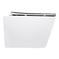 Унитаз подвесной Azario AIRA 340х485х365 безободковый, система смыва "Скрытое Торнадо", с быстросъемным сиденьем "Микролифт" (AZ-5171T-WHT) AZ-5171T-WHT