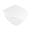 Унитаз подвесной Azario SONGO 360х520х365 безободковый, система смыва "Скрытое Торнадо", с быстросъемным сиденьем "Микролифт" (AZ-5180T-WHT) AZ-5180T-WHT