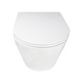 Унитаз подвесной Azario SONGO 360х520х365 безободковый, система смыва "Скрытое Торнадо", с быстросъемным сиденьем "Микролифт" (AZ-5180T-WHT) AZ-5180T-WHT