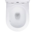 Унитаз подвесной Azario SONGO 360х520х365 безободковый, система смыва "Скрытое Торнадо", с быстросъемным сиденьем "Микролифт" (AZ-5180T-WHT) AZ-5180T-WHT