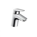 Смеситель для раковины Hansgrohe Logis, однорычажный, без донного клапана, хром (71071000) 71071000