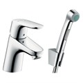Смеситель для раковины Hansgrohe Focus E2 с гигиеническим душем, хром (31926000) 31926000