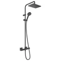 26286670 HG Vernis Shape Showerpipe 230 термостатическая душевая система матовый черный 26286670