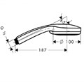 Ручной душ Hansgrohe Croma 100 Vario, ½’ (28535000) 28535000