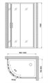 Душевой уголок Gemy Victoria S30222 S30222