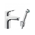 Смеситель для раковины Hansgrohe Focus с гигиеническим душем, однорычажный, хром (31927000) 31927000