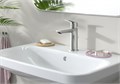 Смеситель для раковины Hansgrohe Logis, однорычажный, 110 Fine, со сливным гарнитуром, хром (71251000) 71251000