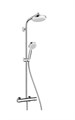 Душевая система Hansgrohe Crometta, с термостатом, хром/белый (27264400) 27264400