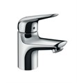 Смеситель для раковины Hansgrohe Novus, однорычажный, без сливного набора, хром (71021000) 71021000