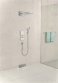 Верхний душ Hansgrohe Rainmarket Select 580 3jet, квадратный, черный хром (24001600) 24001600
