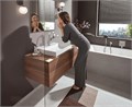 Смеситель для раковины Hansgrohe Vivenis, однорычажный, 210 с поворотным изливом, со сливным гарнитуром, хром (75030000) 75030000