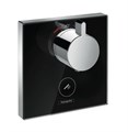 Термостат ShowerSelect HighFlow с отдельным выводом для ручного душа, стеклянный, черный/хром (15735600) 15735600