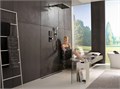 Термостат ShowerSelect HighFlow с отдельным выводом для ручного душа, стеклянный, черный/хром (15735600) 15735600