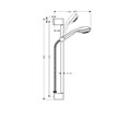 Душевой набор Hansgrohe Crometta 85  Multi/Unica (27767000) 27767000