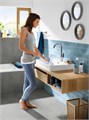 Смеситель для раковины Hansgrohe Novus, однорычажный, со сливным гарнитуром, хром (71126000) 71126000