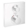 Ecostat Square Термостат, скрытого монтажа, для 2 потребителей, белый матовый 15714700