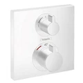 15714700 Ecostat Square Термостат, скрытого монтажа, для 2 потребителей, белый матовый 15714700
