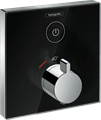 Смеситель для душа Hansgrohe ShowerSelect, с термостатом, черный/хром (15737600) 15737600
