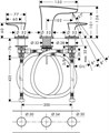 Смеситель для раковины Hansgrohe PuraVida, на три отверстия, двухвентильный, белый (15073400) 15073400