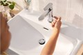 Смеситель для раковины Hansgrohe Rebris S со сливным гарнитуром, керамический картридж, хром (72517000) 72517000