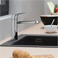 Смеситель для кухни Hansgrohe Focus M421-H120 керамический картридж, хром (71806000) 71806000