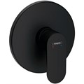 Смеситель для душа Hansgrohe Rebris S внешняя часть, черный матовый (72667670) 72667670