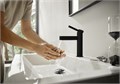 Смеситель для раковины Hansgrohe Finoris с донным коапаном, керамический картридж, черный матовый (76023670) 76023670