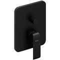 Смеситель для душа Ravak Flat FL 065.20 внешняя часть, керамический картридж, черный матовый (X070179) X070179