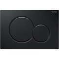 Кнопка смыва Geberit Sigma0, двойной смыв, черный 115.770.DW.5