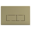 Кнопка смыва AZARIO двойная, квадратная, цвет золото (AZ-8200-0091/AZ-P58-0160) AZ-8200-0091/AZ-P58-0160