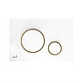 Кнопка смыва Alcadrain, белый/золото (M775) M775