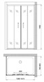 Душевой уголок Gemy Victoria S30192B-A80 S30192B-A80