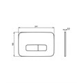 Кнопка смыва Ideal Standard OLEAS™ M3, хром глянцевый (R0123AA) R0123AA
