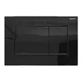 Кнопка смыва Geberit Sigma 30, двойной смыв, черный глянцевый (115.883.DW.1) 115.883.DW.1