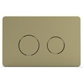 Кнопка смыва AZARIO двойная, круглая, цвет золото (AZ-8200-0086/AZ-P57-0160) AZ-8200-0086/AZ-P57-0160