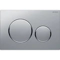 115.882.JQ.1 Sigma20 Смывная клавиша, двойной смыв, не оставляет отпечатков пальцев, хром мат/хром глянц/хром мат 115.882.JQ.1