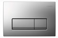 Кнопка смыва Geberit Delta50 двойной смыв, пластик, матовый хром (115.119.46.1) 115.119.46.1