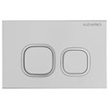 Кнопка смыва AZARIO NEW-TS механическая, двойной смыв, квадратные кнопки, ABS пластик, хром (AZ-ABS-002-CH) AZ-ABS-002-CH
