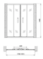 Шторка на ванну Gemy Victoria S30193D S30193D