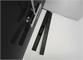 APZ10BLACK-650M Simple Водоотводящий желоб с порогами для перф решетки, черный мат замена на AG101101650 APZ10BLACK-650M