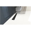 APZ10BLACK-550M Водоотводящий желоб с порогами для перф решетки, черный-мат замена на AG101101550 APZ10BLACK-550M