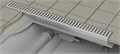 APZ101-1050 Low Водоотводящий желоб с порогами для перфорированной решетки, с горизонтальным стоком (сталь) APZ101-1050