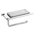 Держатель туалетной бумаги Fixsen Hotel с полкой для телефона, хром (FX-31011) FX-31011