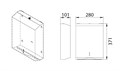 "ОТЕЛЬ" Держатель для бумажных полотенец FX-31027A FX-31027A