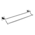 Полотенцедержатель AZARIO RINA трубчатый двойной, хром (AZ-87002) AZ-87002