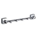 Планка Fixsen Kvadro 5 крючков, хром (FX-61305-5) FX-61305-5