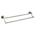 Полотенцедержатель AZARIO NESSY трубчатый двойной 60 см, хром (AZ-73102) AZ-73102