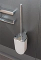 Ершик для унитаза Keuco ELEGANCE 11664010100 в комплекте с пластиковой колбой, металлической крышкой и запасной головкой ершика, подвесной 11664010100