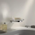 Полочка для мыла в комплекте с хрустальной мыльницей хром 12755019000 12755019000
